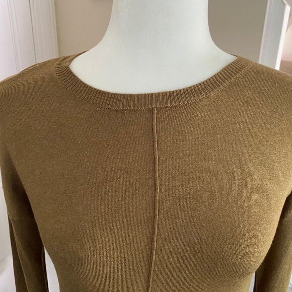Mary McFadden Brown Sweater SZ S NWOT - Picture 3 of 8
